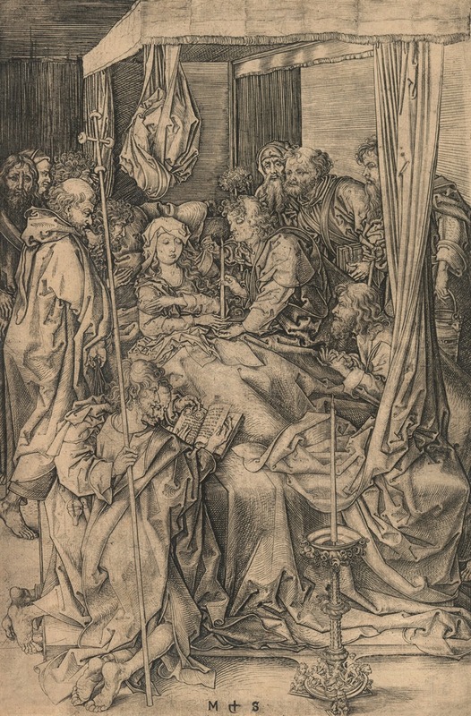 Martin Schongauer - The Death of the Virgin