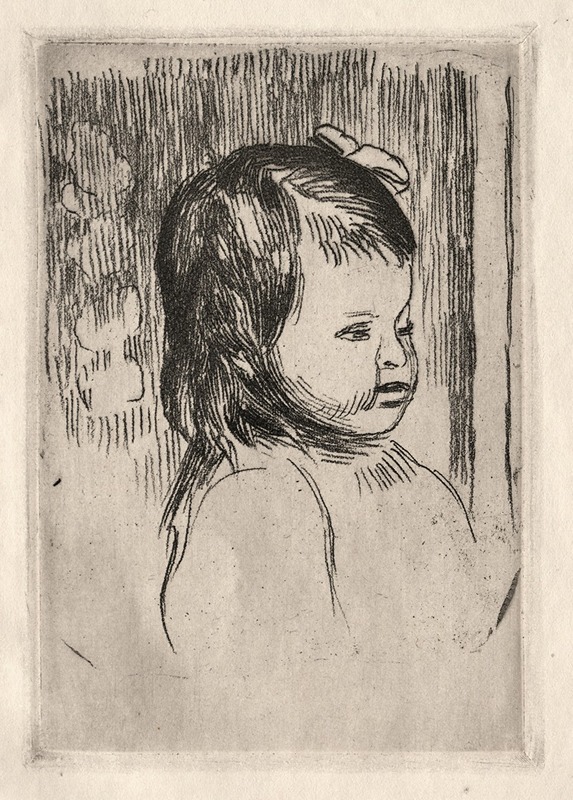 Pierre-Auguste Renoir - Child’s Bust, Turned to the Right