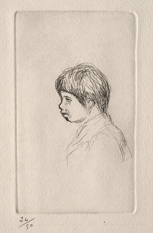 Pierre-Auguste Renoir - Claude Renoir, the Artist’s Son, in Profile