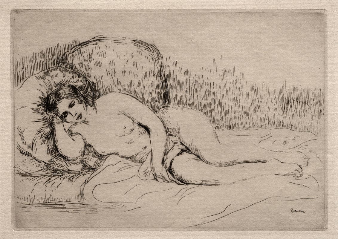Pierre-Auguste Renoir - Nude Woman Reclining