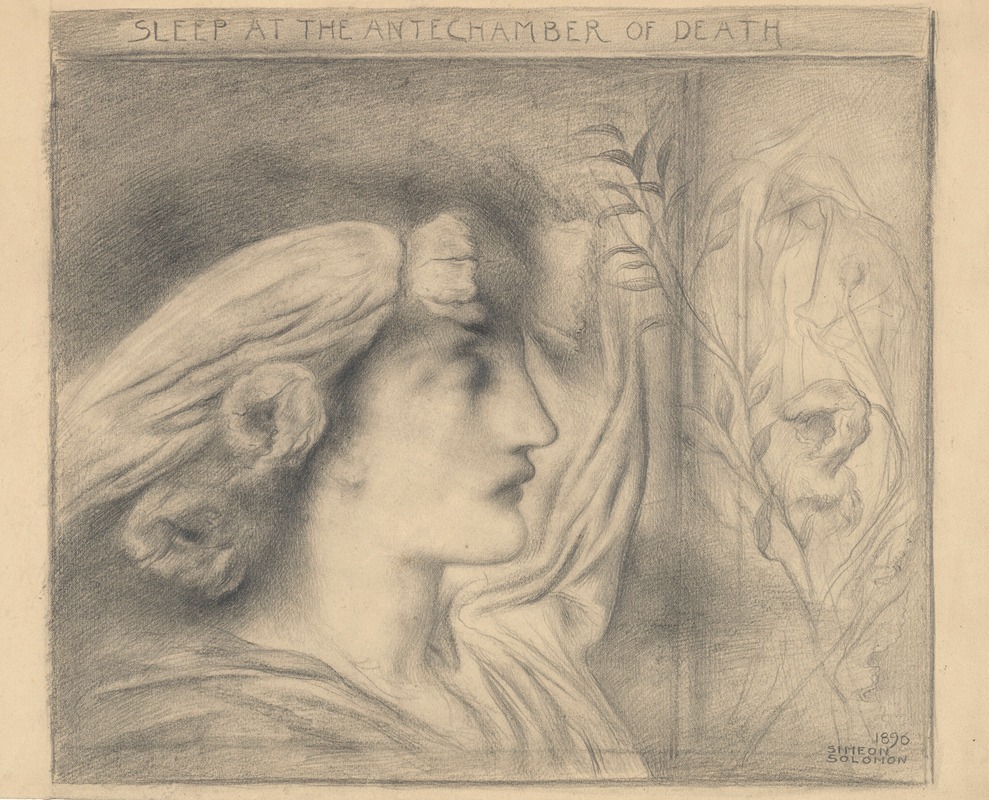 Simeon Solomon - Sleep at the Antechamber of Death