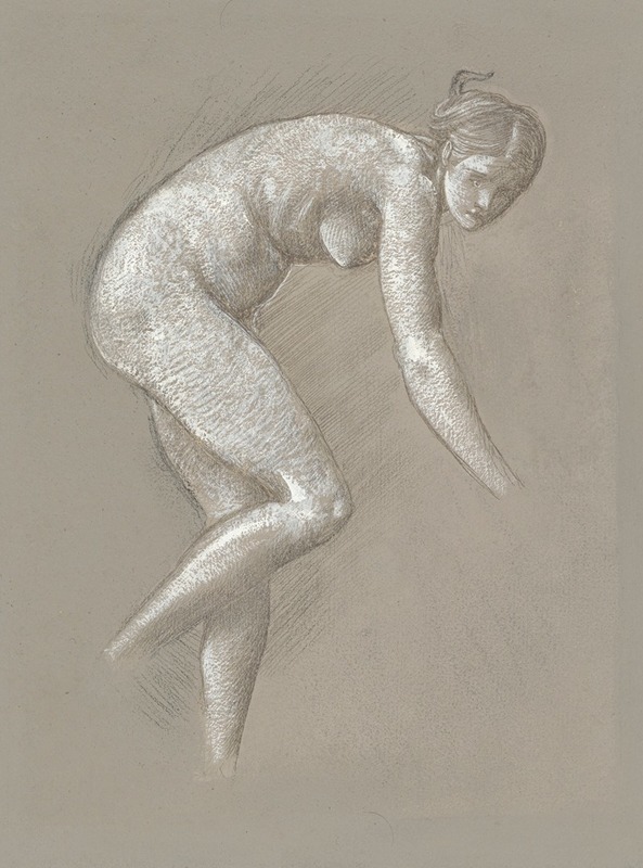 Sir Edward Coley Burne-Jones - Female nude study