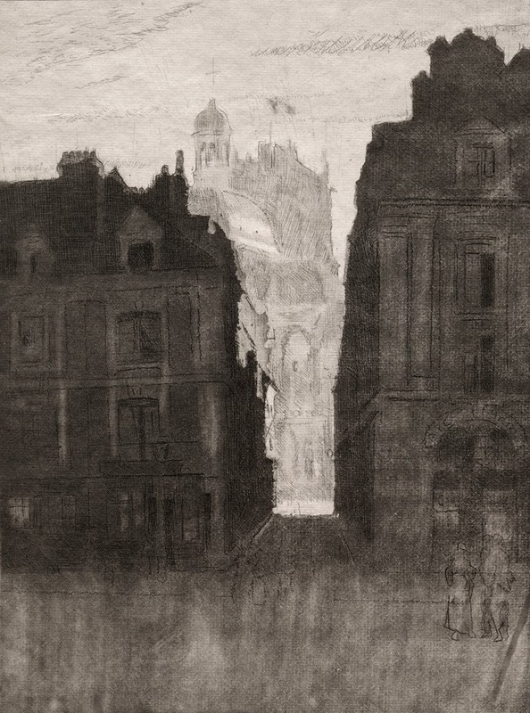 Walter Richard Sickert - Dieppe, La Rue Notre Dame
