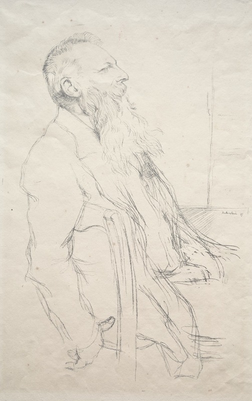 William Rothenstein - Auguste Rodin