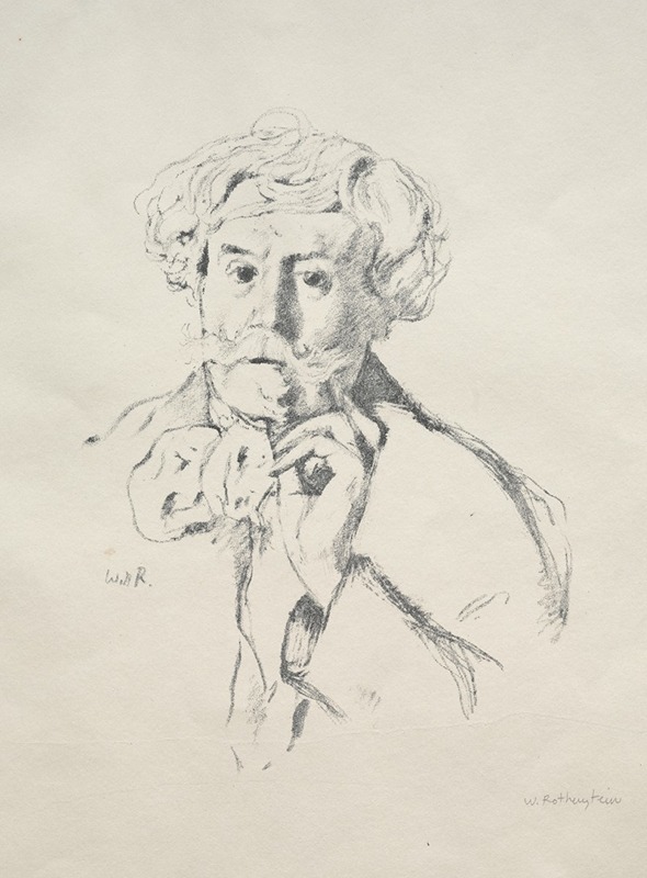 William Rothenstein - Edmond de Goncourt
