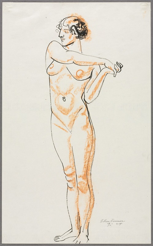 William Sommer - Female Nude