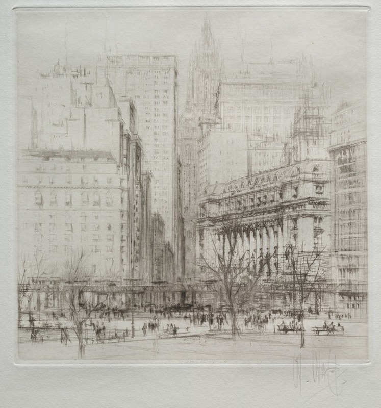 William Walcot - New York City; Battery Place