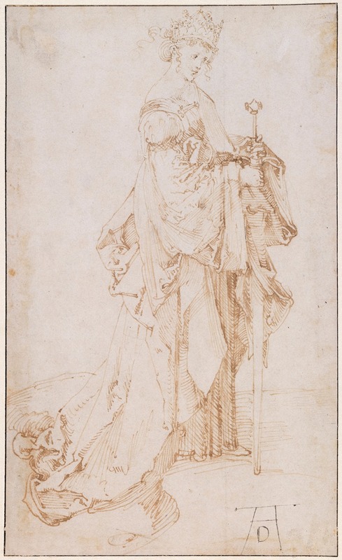 Albrecht Dürer - Saint Catherine of Alexandria