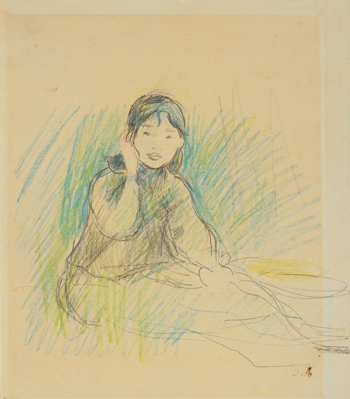 Berthe Morisot - Portrait de Mademoiselle Dufour