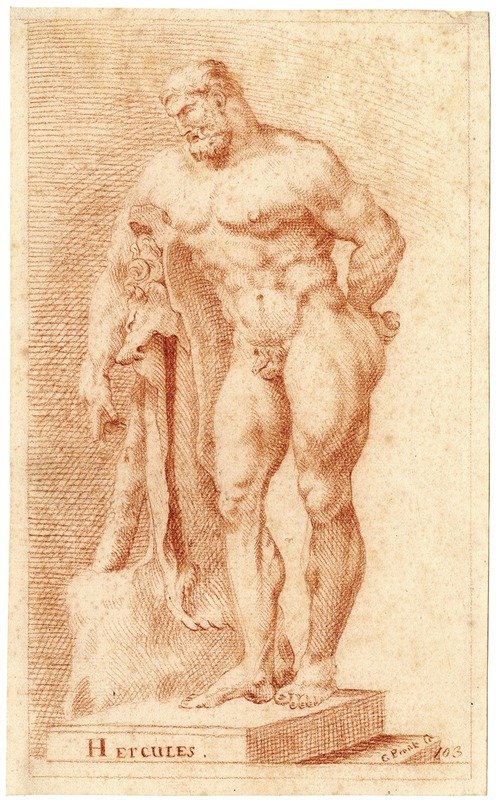 Cornelis Pronk - Beeld van de Hercules Farnese