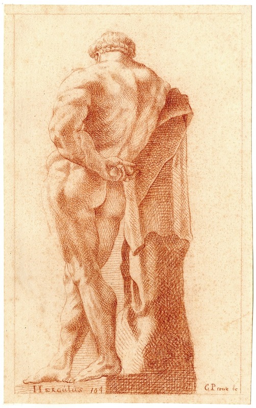 Cornelis Pronk - Beeld van de Hercules Farnese