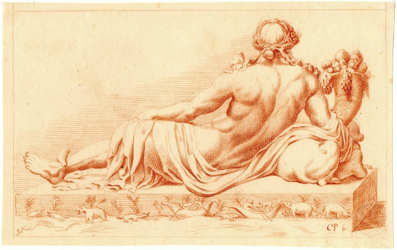 Cornelis Pronk - Beeld van de riviergod