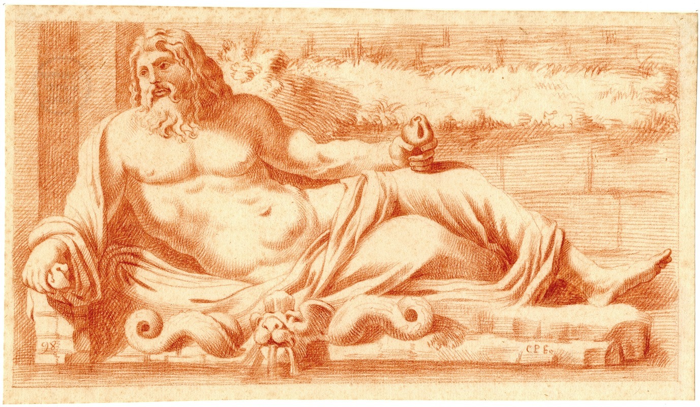 Cornelis Pronk - Beeld van een riviergod