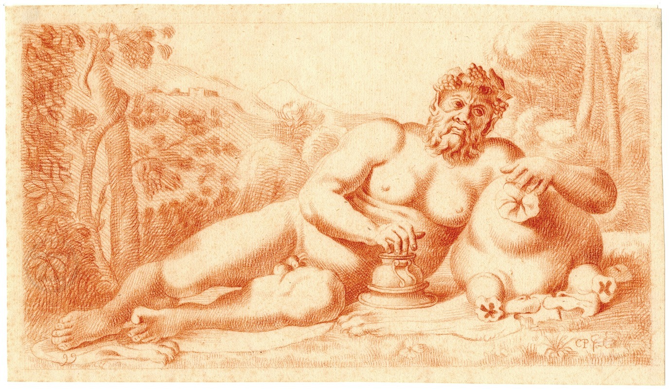 Cornelis Pronk - Beeld van een riviergod