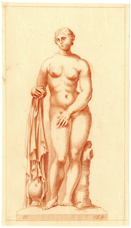Cornelis Pronk - Beeld van staande naakte vrouw