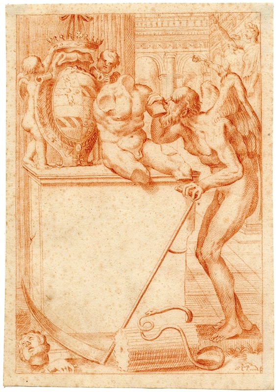 Cornelis Pronk - De Tijd bijt in een antiek beeld, titelblad