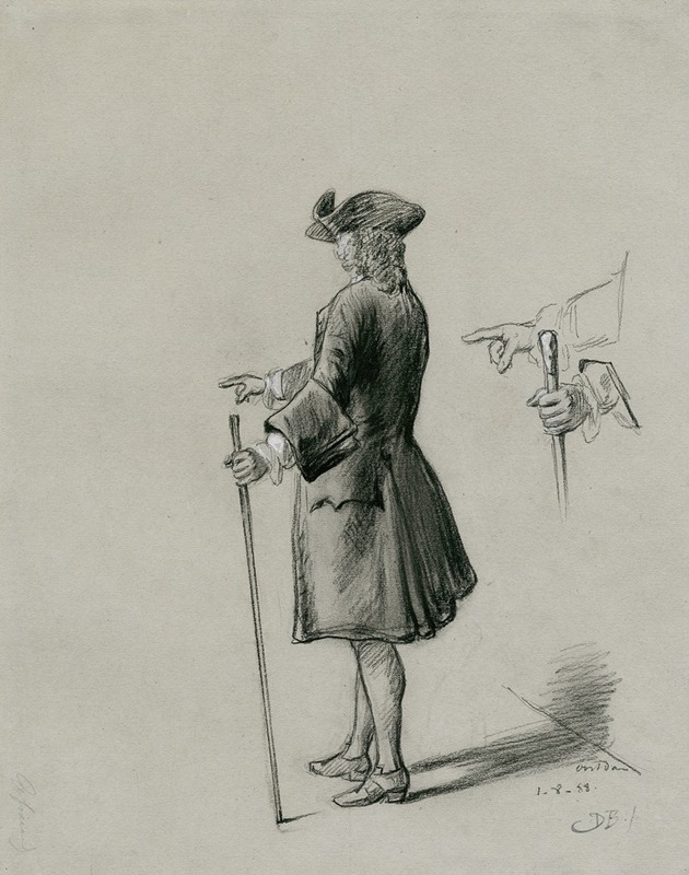 David Bles - Oostdam, a character from Jacob van Lennep’s Ferdinand Huyck
