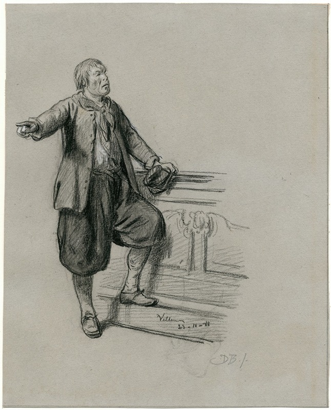 David Bles - Velleman, a character from Jacob van Lennep’s Ferdinand Huyck