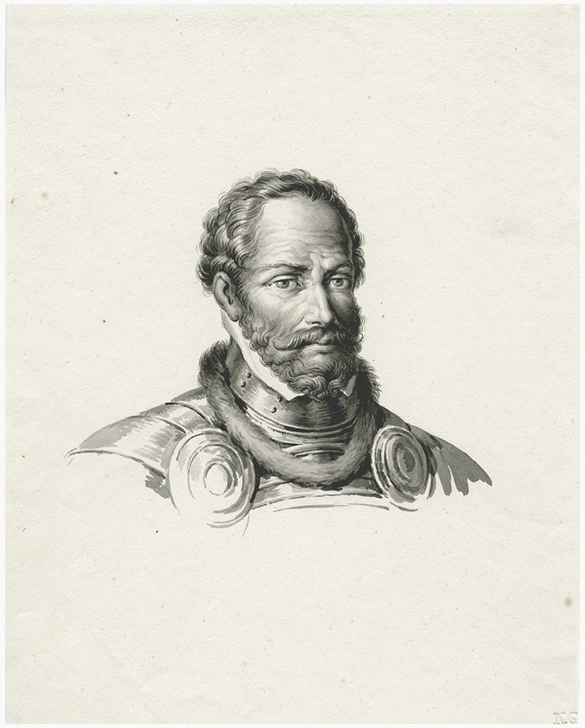 David Humbert de Superville - Admiraal Lodewijk van Boisot: borstbeeld naar rechts