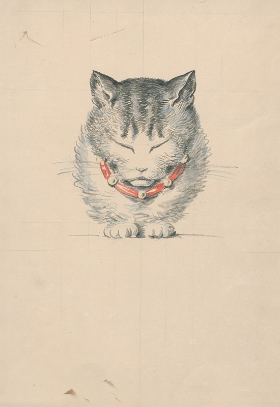 David Humbert de Superville - Cat with collar