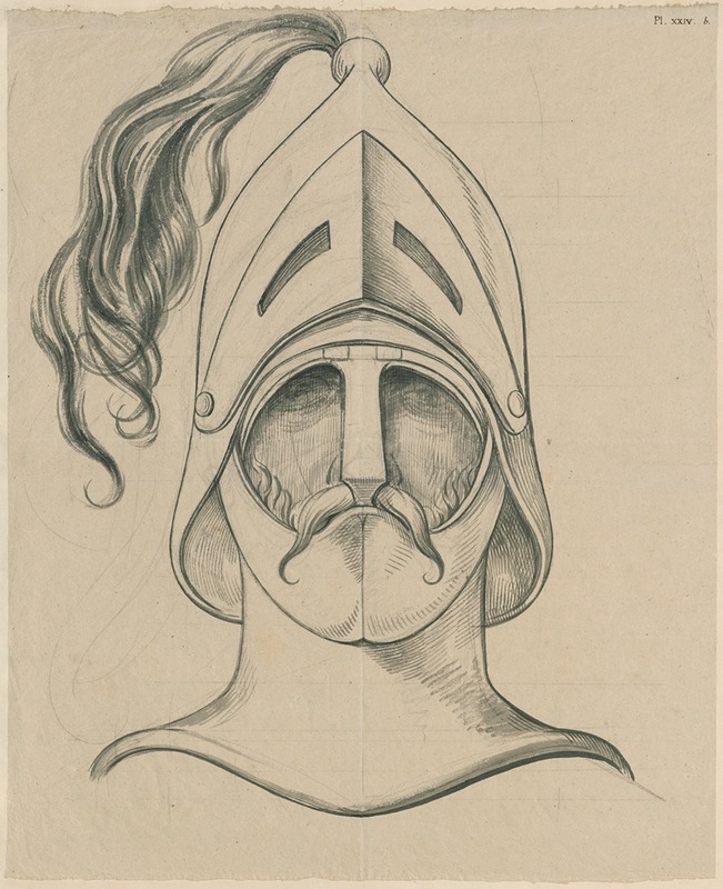 David Humbert de Superville - Head of a christian knight in armour