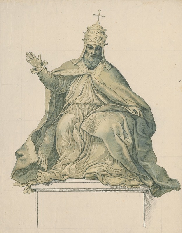 David Humbert de Superville - Pope Paul III, sculpture on his tomb in St. Peter’s