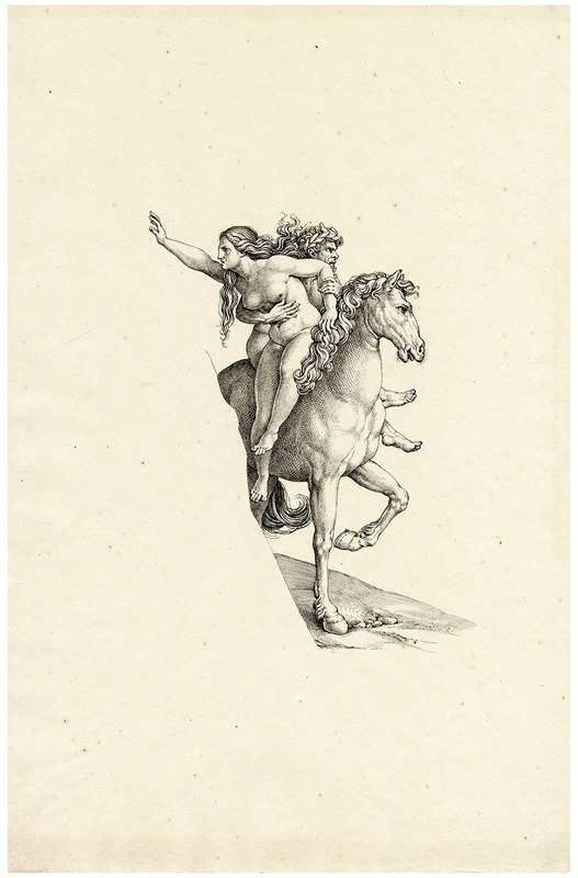 David Humbert de Superville - Rape of woman by a satyr