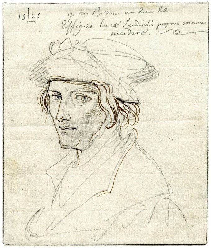 David Humbert de Superville - Zelfportret Lucas van Leyden