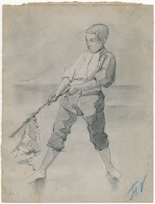 Floris Verster - Fisherman with net