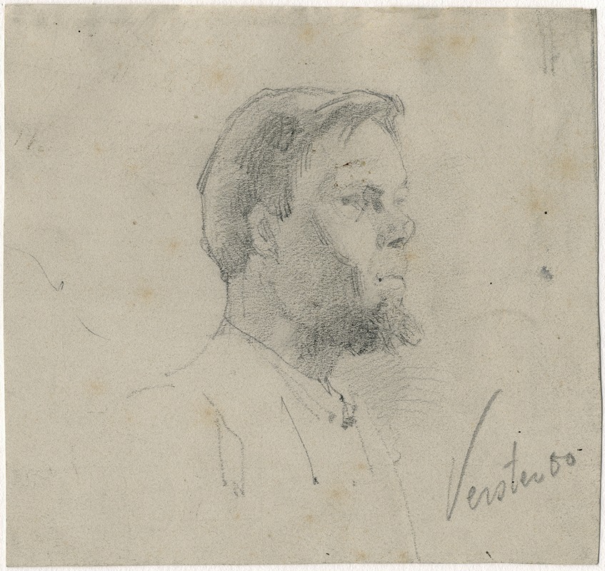 Floris Verster - Portrait of the artist G.H. Breitner