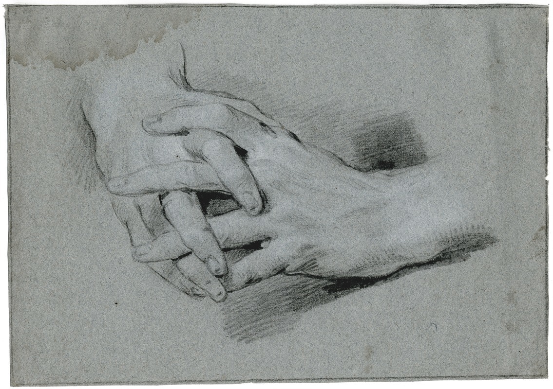Jacob de Wit - Study of folding hands