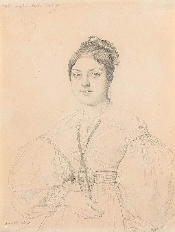 Jean Auguste Dominique Ingres - Portrait d’Angéline Raoul-Rochette