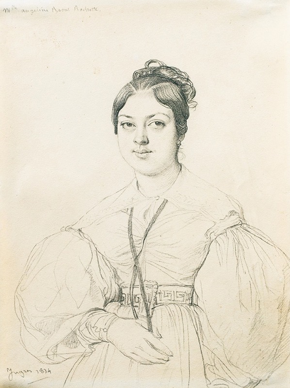 Jean Auguste Dominique Ingres - Portrait d’Angeline Raoul-Rochette