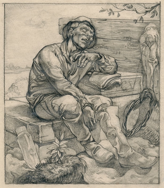 Johannes Josephus Aarts - Resting dike worker