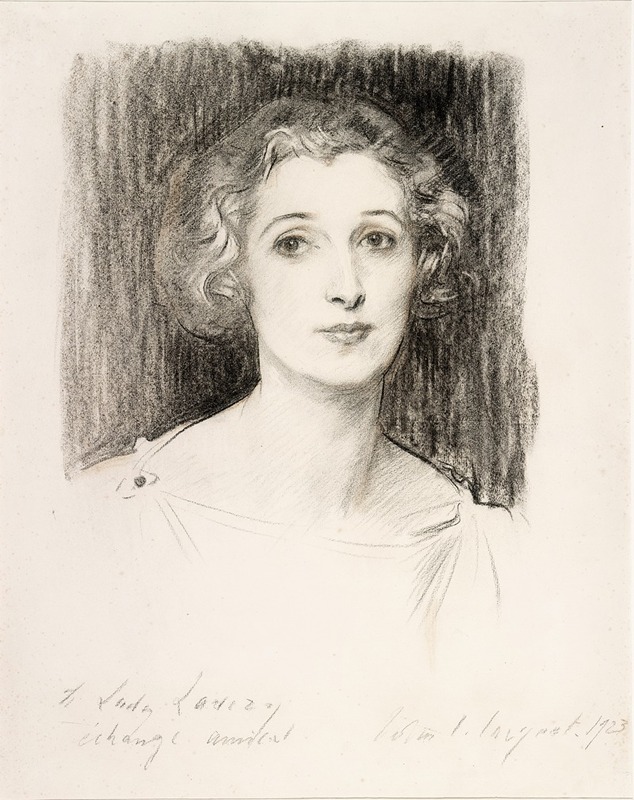 John Singer Sargent - Lady Hazel Lavery, (c.1887-1935), 2nd Wife of the artist Sir John Lavery