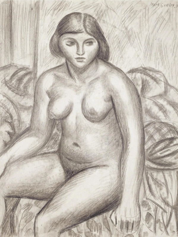 Mark Gertler - Female nude