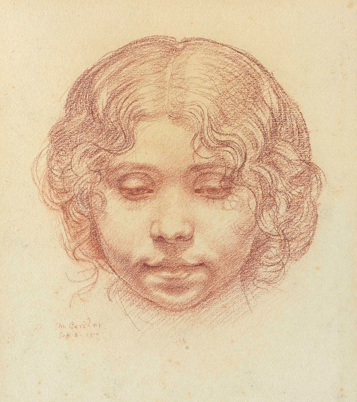 Mark Gertler - Head of a Girl