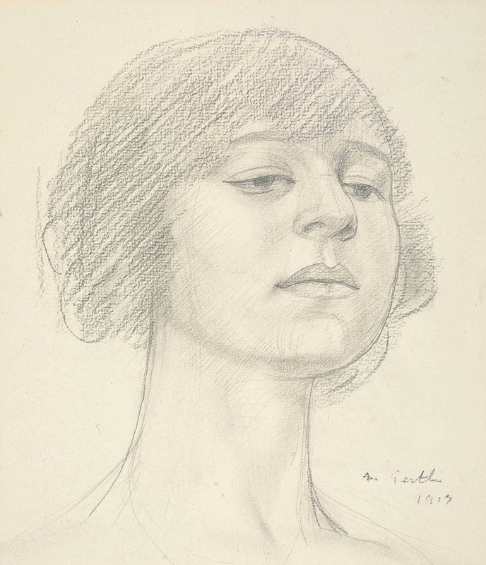 Mark Gertler - Head of Dora Carrington