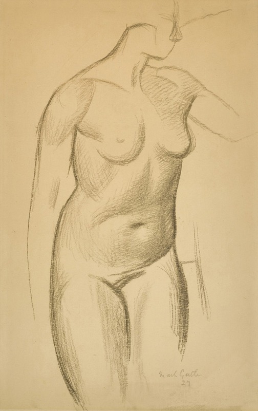 Mark Gertler - Untitled (Female Nude)