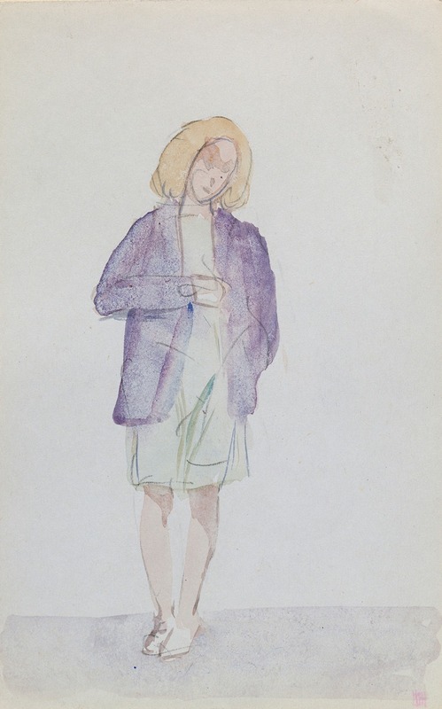 Michael Healy - A Woman in a Purple Jacket