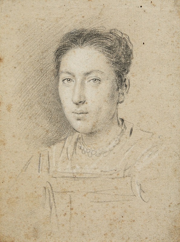 Ottavio Leoni - Portrait de femme au collier de perles