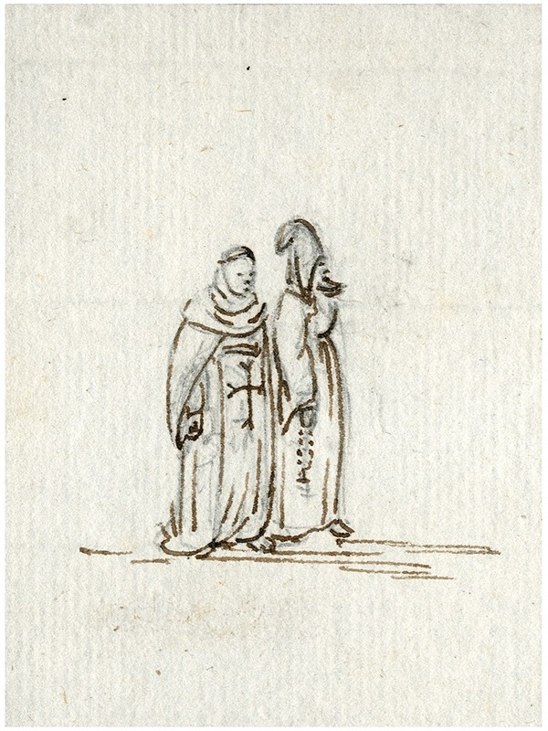 Otto Howen - Twee monniken