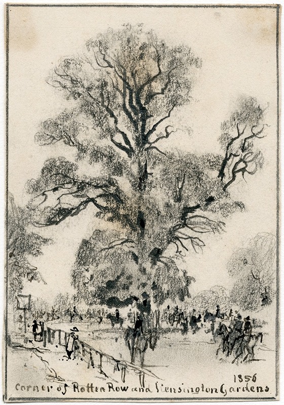 Pieter van Loon - Boom in Kensington Gardens