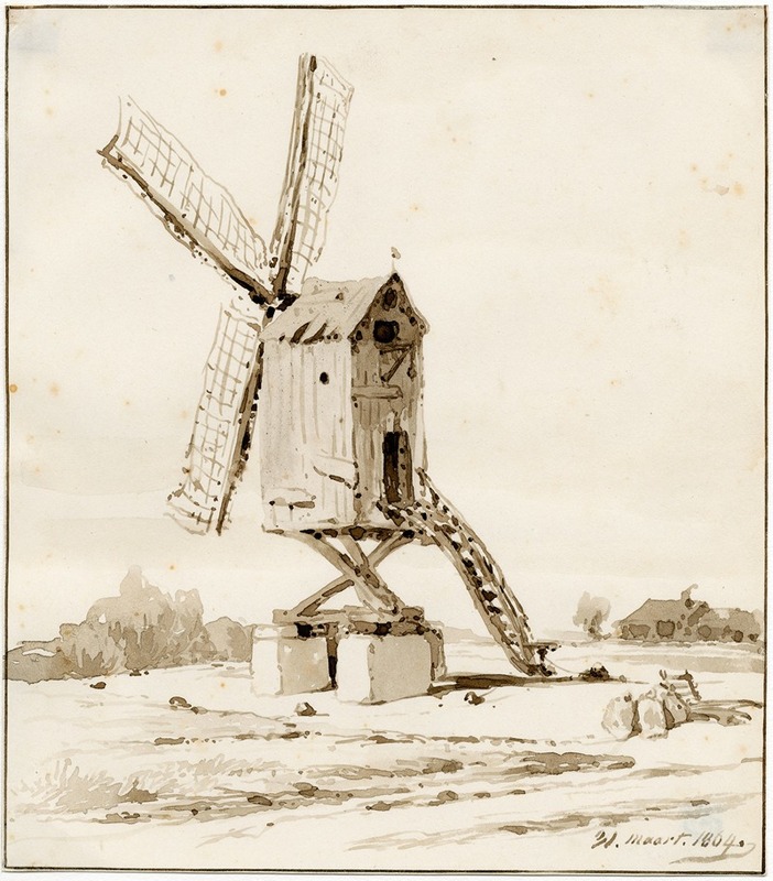 Pieter van Loon - Een standerdmolen
