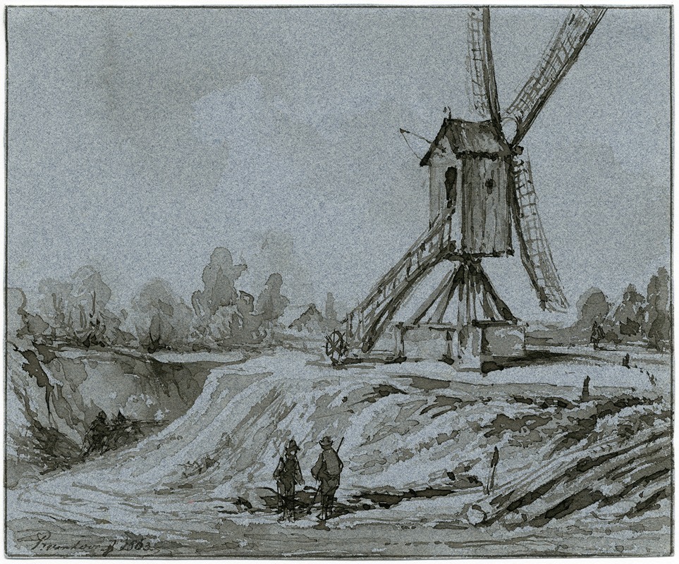 Pieter van Loon - Een standerdmolen
