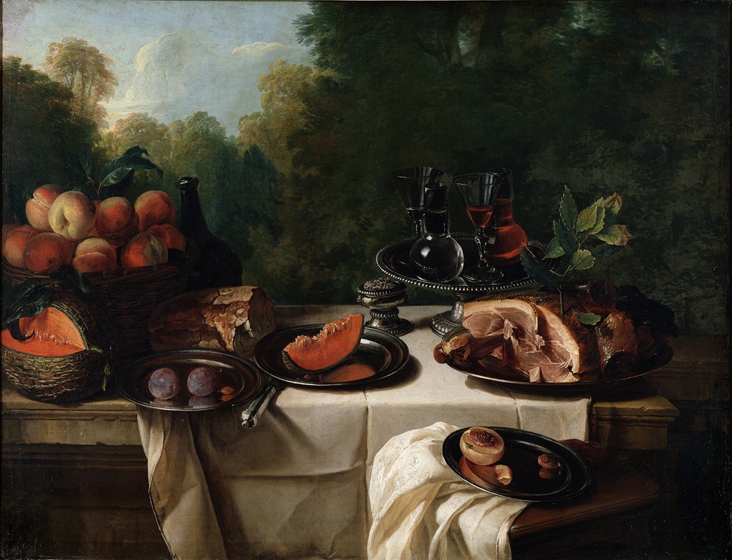 Alexandre François Desportes - Breakfast Piece with Ham