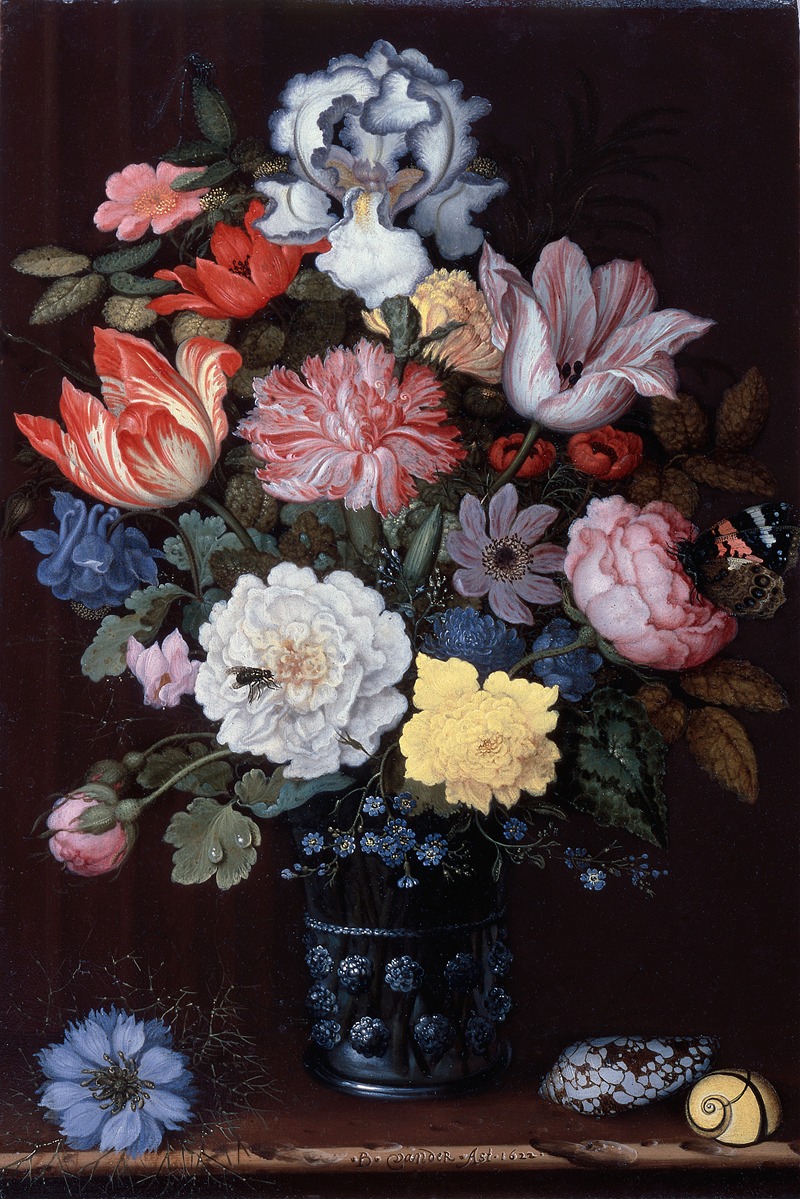 Balthasar van der Ast - Floral Still Life with Shells