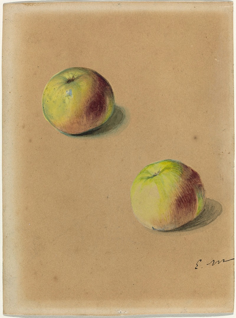 Édouard Manet - Two apples
