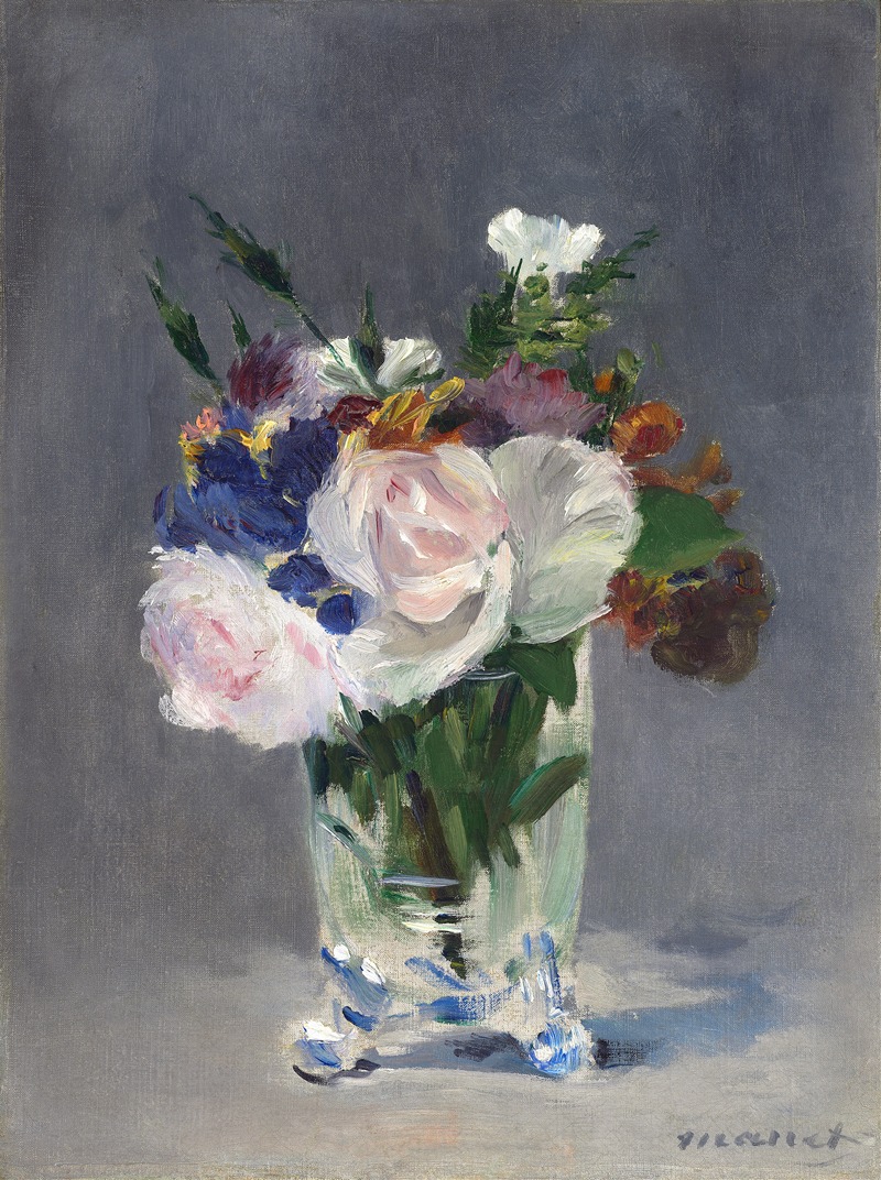 Édouard Manet - Flowers in a Crystal Vase