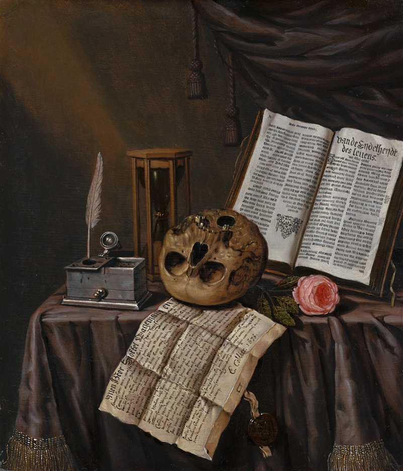 Edwaert Collier - Vanitas Still Life